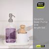 Ceramic Soap Pump & Brush Set - Smart Design® 8