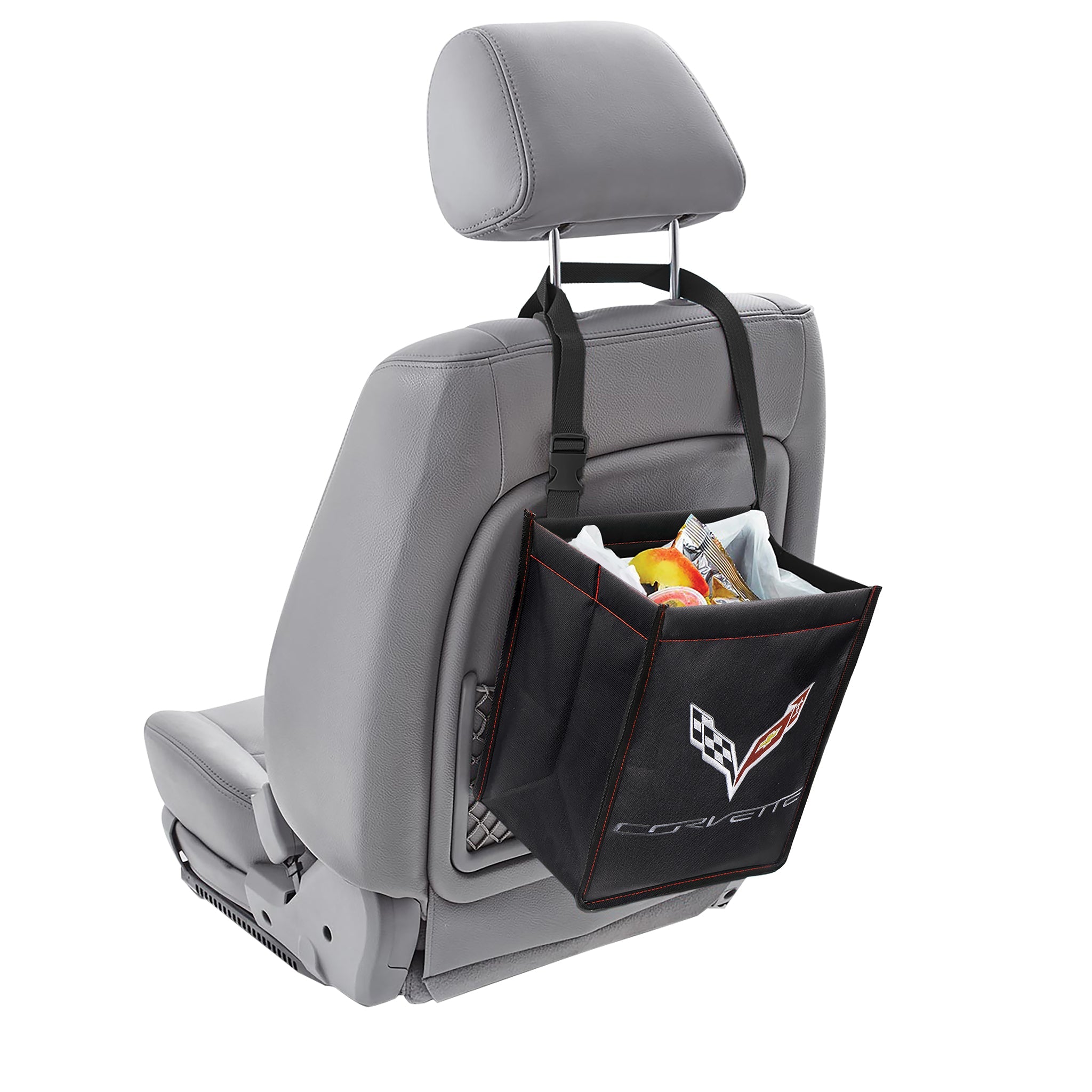 Chevrolet Over The Seat Vehicle Waste Bag with Adjustable Strap - Smart Design® 8