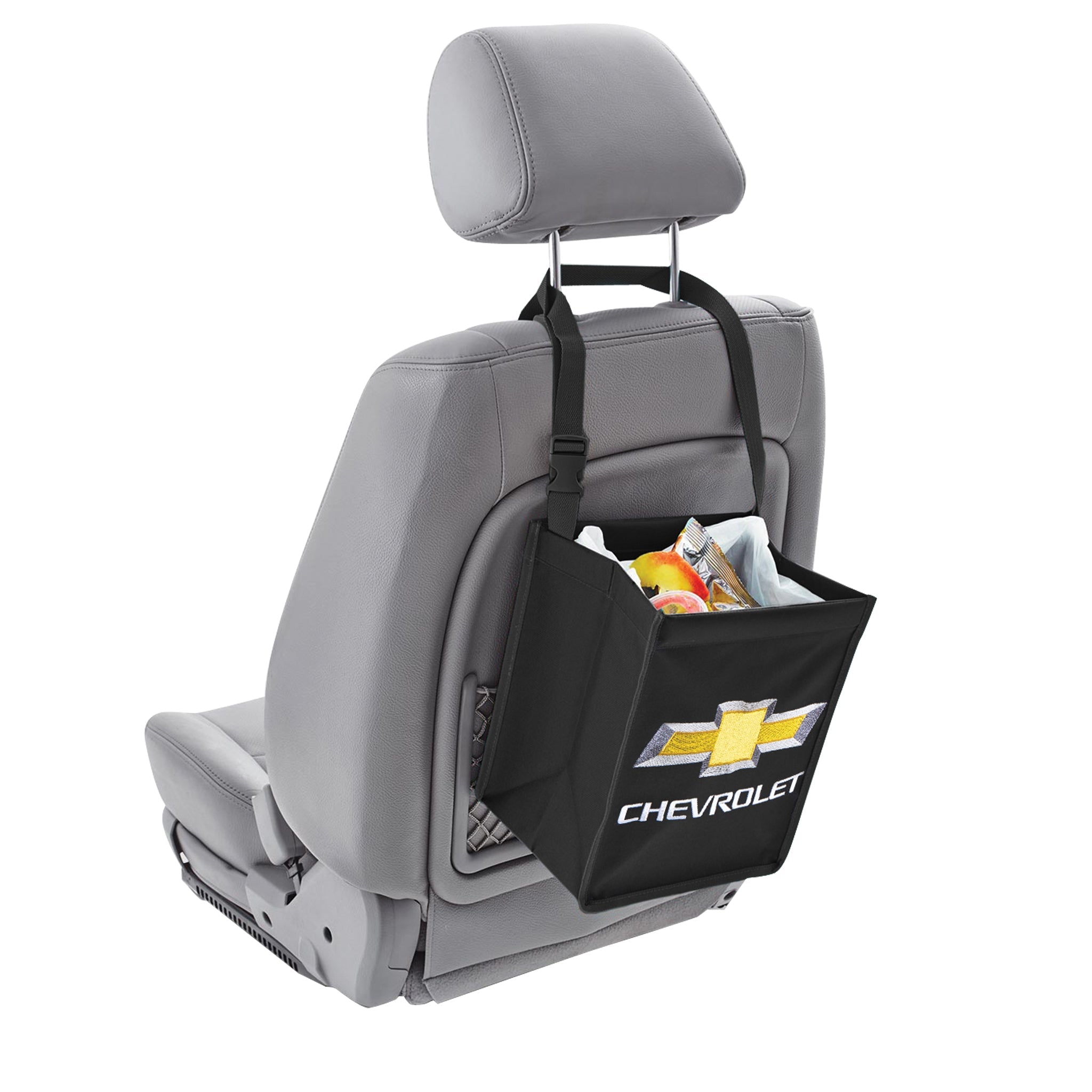 Chevrolet Over The Seat Vehicle Waste Bag with Adjustable Strap - Smart Design® 2