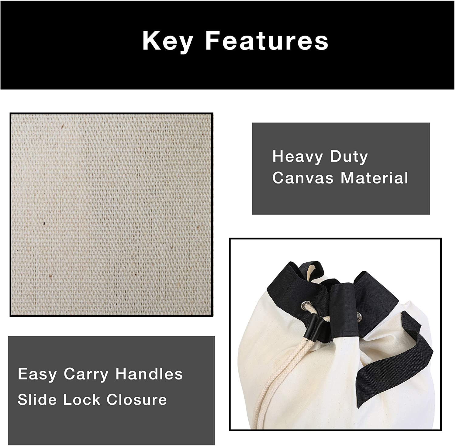 Collegiate Heavy Duty Duffel Bag with 2-Compartments - Smart Design® 26