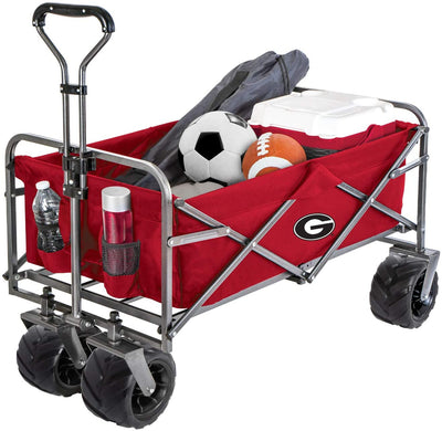 Collegiate Heavy-Duty Utility Collapsible Sports Wagon - Smart Design® 9