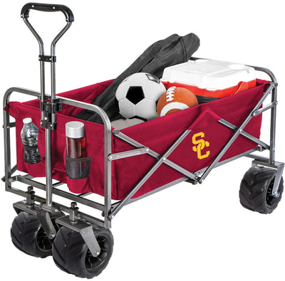 Collegiate Heavy-Duty Utility Collapsible Sports Wagon - Smart Design® 19