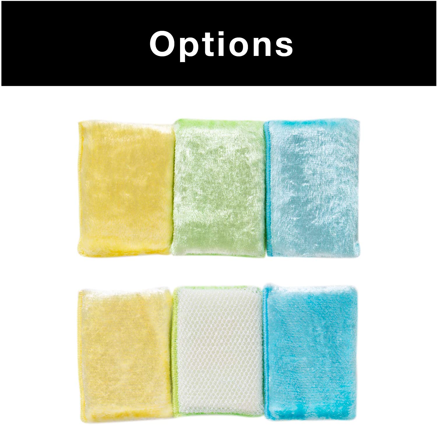 Delicate Use Smart Cloth Scrub Sponge with Odorless Rayon Fiber - Smart Design® 10