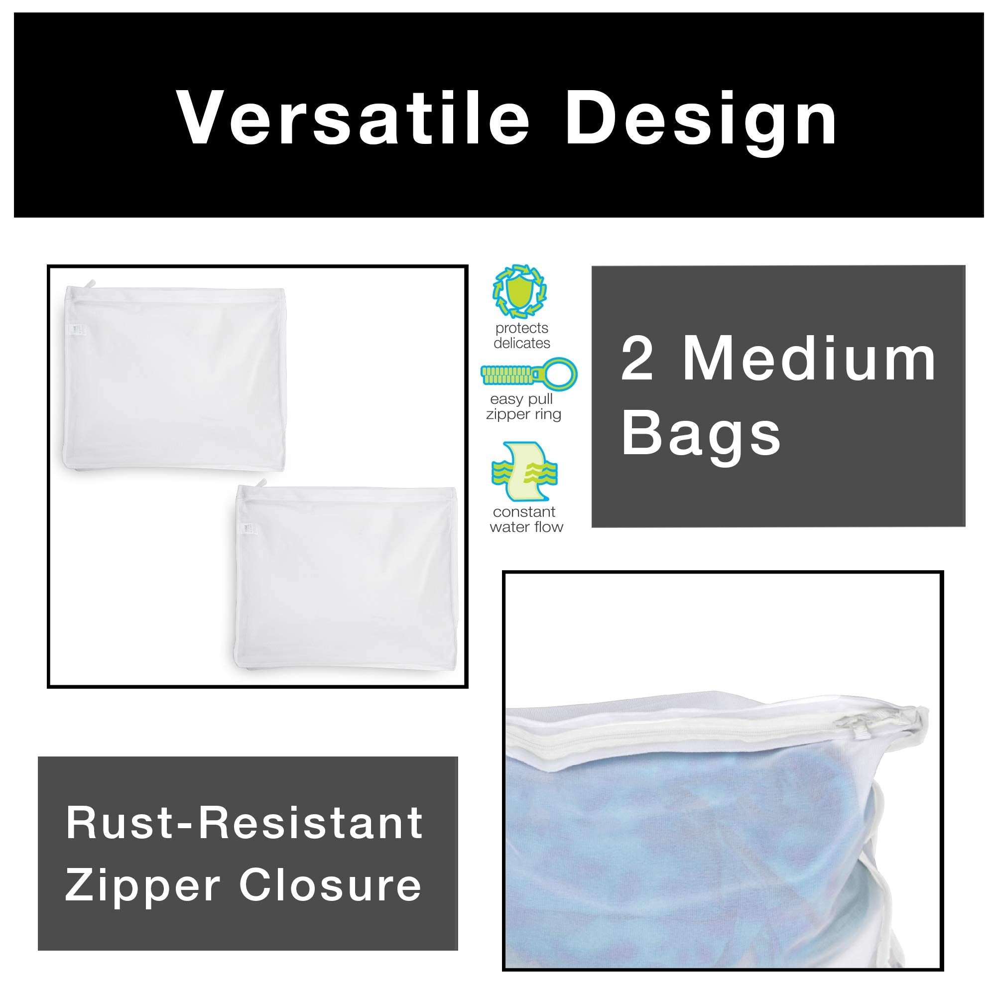 Set Of 3 Extra Large Plastic Laundry Bags With Zipper - Large Storage  Capacity - For Clothes, Shoes, Bedding, (60x60x15cm) Pxcl | Fruugo IE
