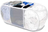 Deluxe Mesh Pop Up 3-Compartment Laundry Sorter Hamper Basket - White - Smart Design® 2