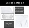 Deluxe Mesh Pop Up 3-Compartment Laundry Sorter Hamper Basket - White - Smart Design® 4