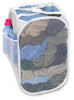 Deluxe Mesh Pop Up Square Laundry Hamper with Side Pocket and Handles - 14 Inch - Smart Design® 9