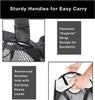 Deluxe Mesh Pop Up Square Laundry Hamper with Side Pocket and Handles - 14 Inch - Smart Design® 4