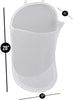 Deluxe Over-The-Door Mesh Pop Up Laundry Hamper with Hook and Adjustable Strap - Smart Design® 4