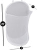 Deluxe Over-The-Door Mesh Pop Up Laundry Hamper with Hook and Adjustable Strap - Smart Design® 14