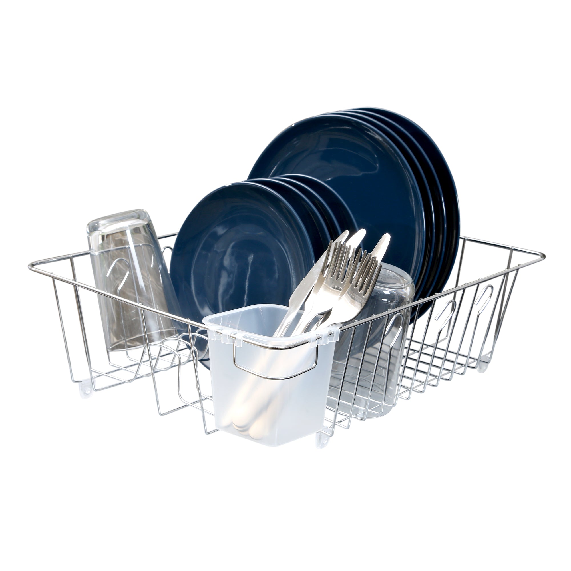 Dish Drainer Rack for In Sink or Counter Drying - Large - Smart Design® 7
