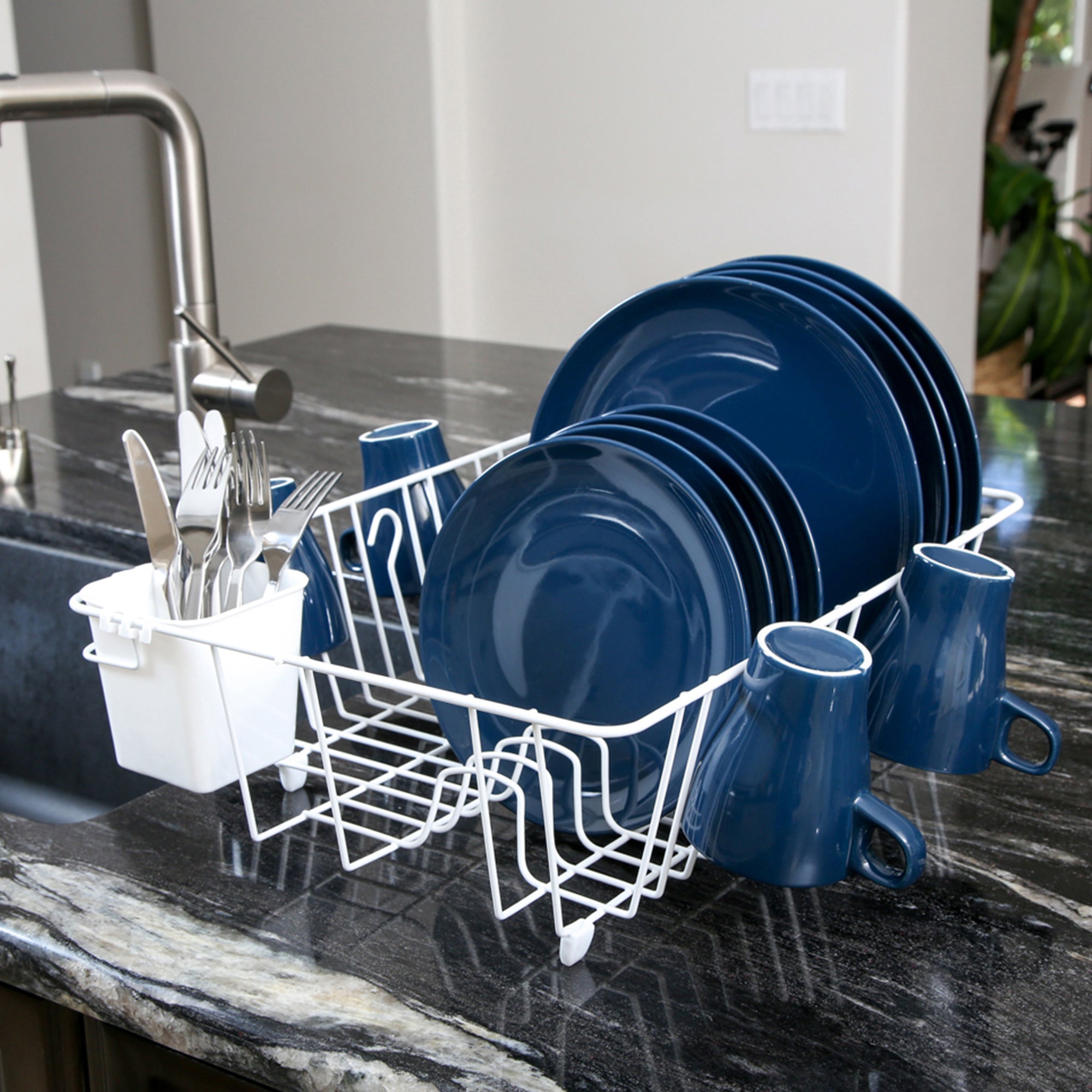 Dish Drainer Rack for In Sink or Counter Drying - Large - Smart Design® 21