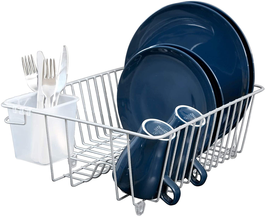 Dish Drainer Rack for In Sink or Counter Drying - Small