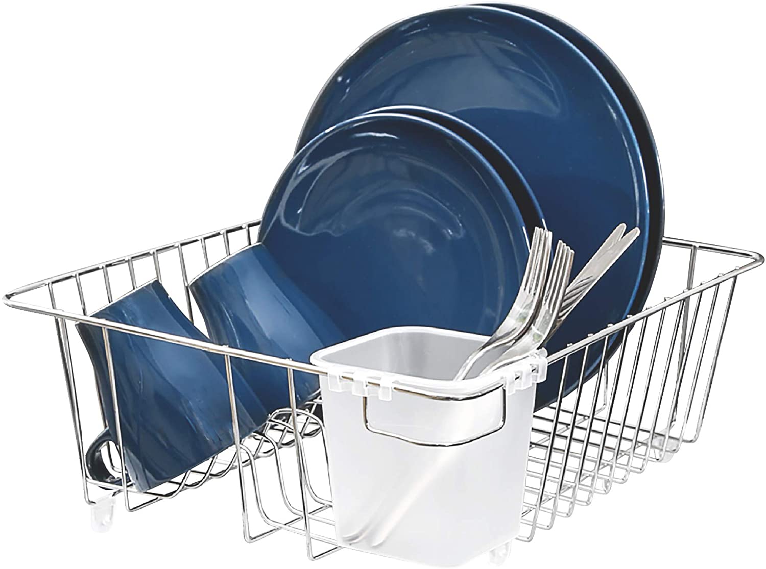 Dish Drainer Rack for In Sink or Counter Drying - Small | Smart Design ...