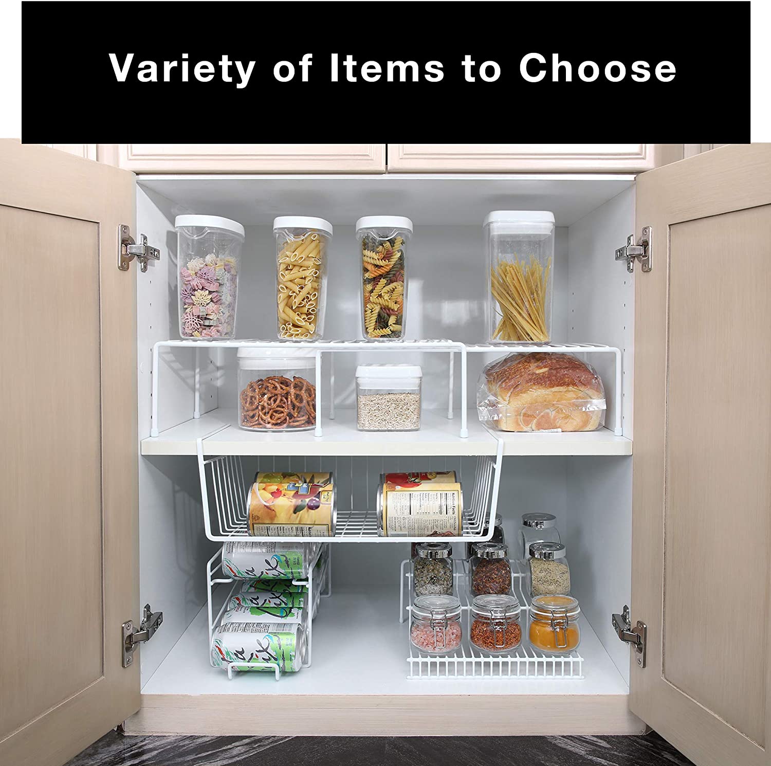 Expandable Cabinet Storage Rack - Smart Design® 49
