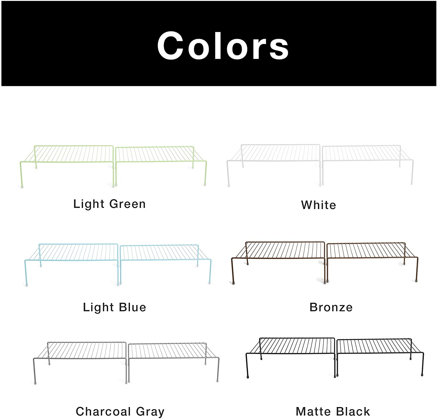 Expandable Cabinet Storage Rack - Smart Design® 23