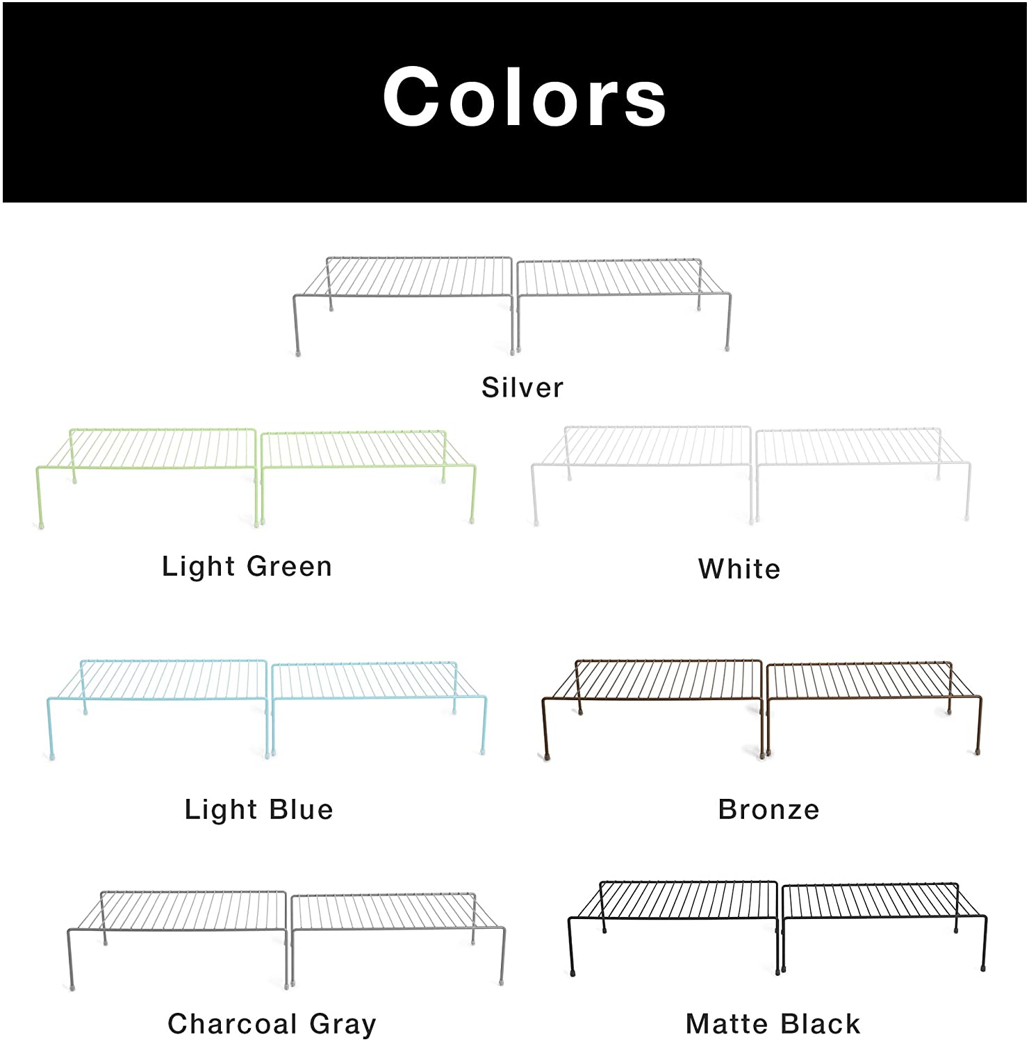 Expandable Cabinet Storage Rack - Smart Design® 42