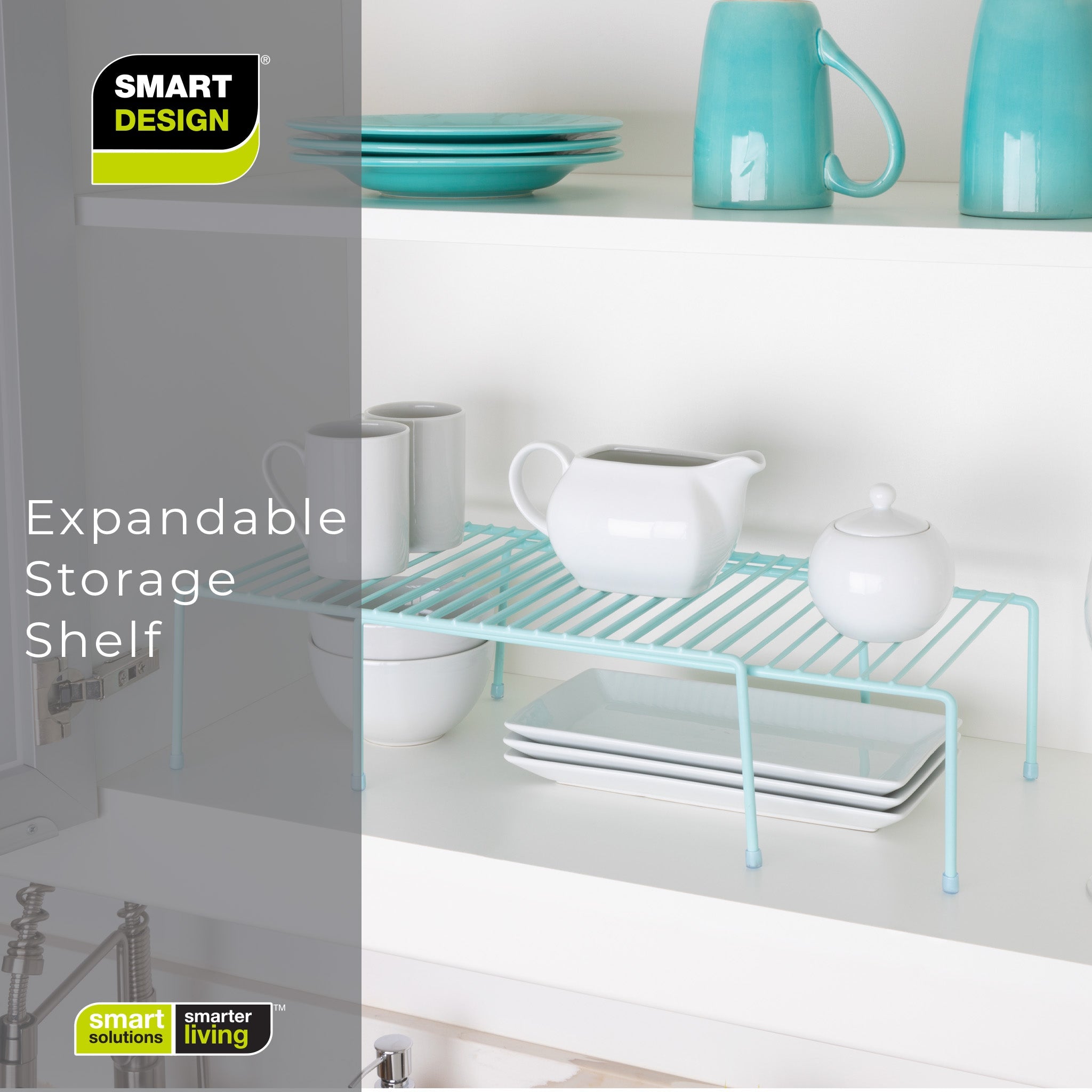 Expandable Cabinet Storage Rack - Smart Design® 14