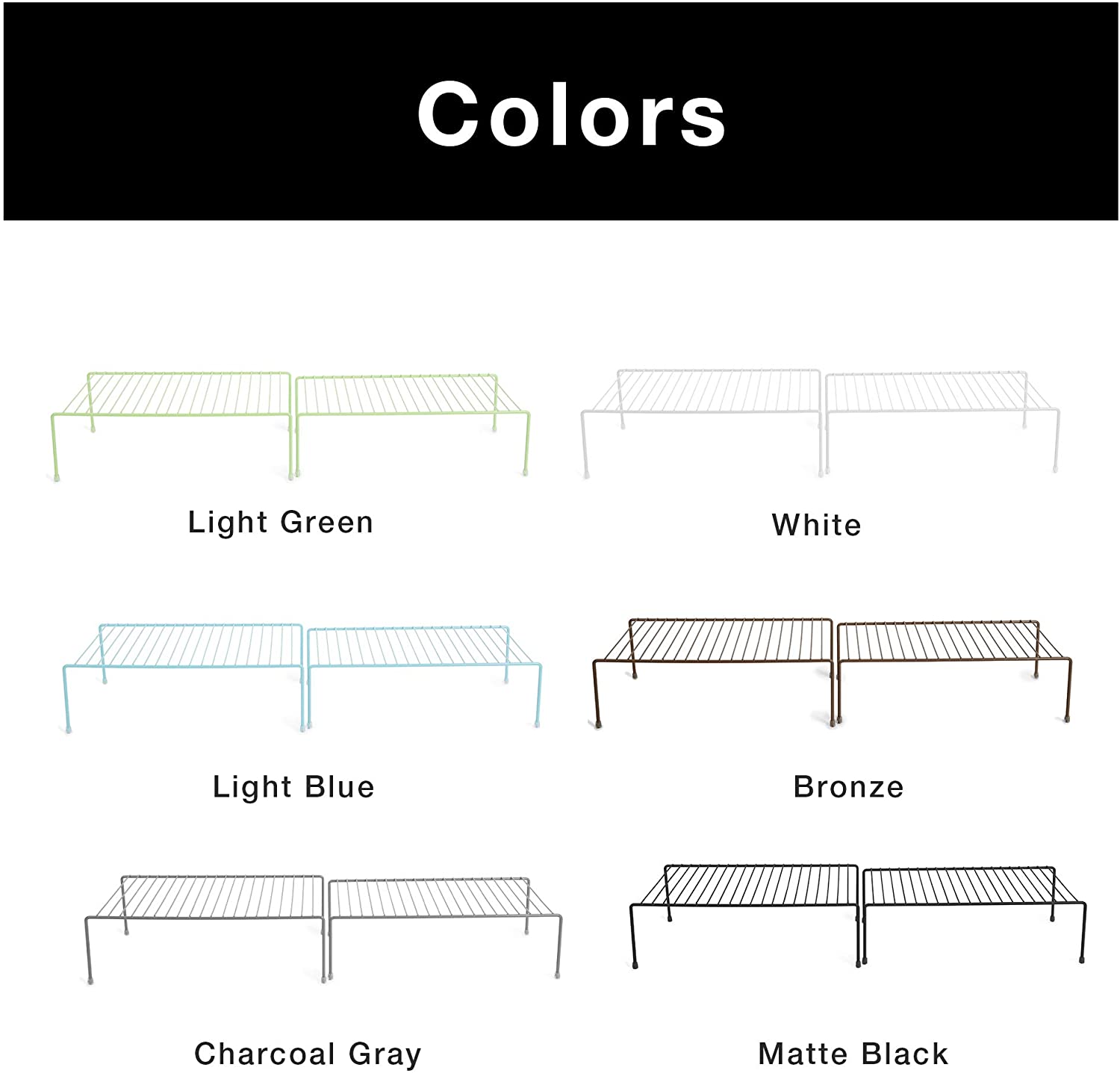 Expandable Cabinet Storage Rack - Smart Design® 20