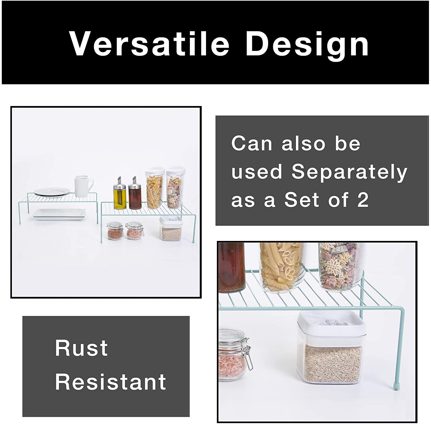 Expandable Cabinet Storage Rack - Smart Design® 18