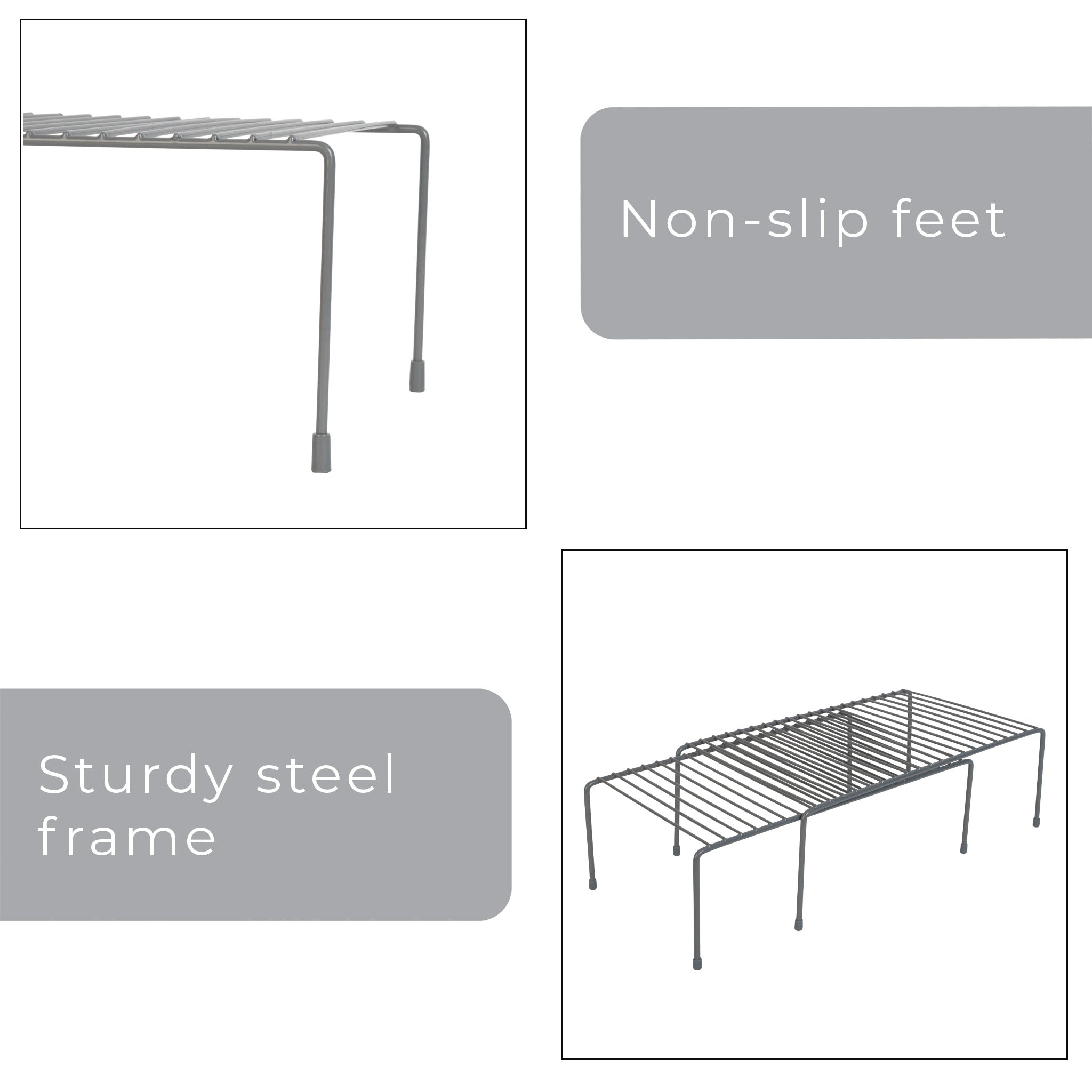 Expandable Cabinet Storage Rack | Smart Design® Kitchen