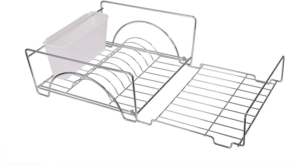 Smart Design Expandable Dish Drainer Drying Rack