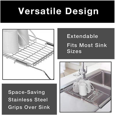 Expandable Dish Drainer with Adjustable Arms - Smart Design® 3