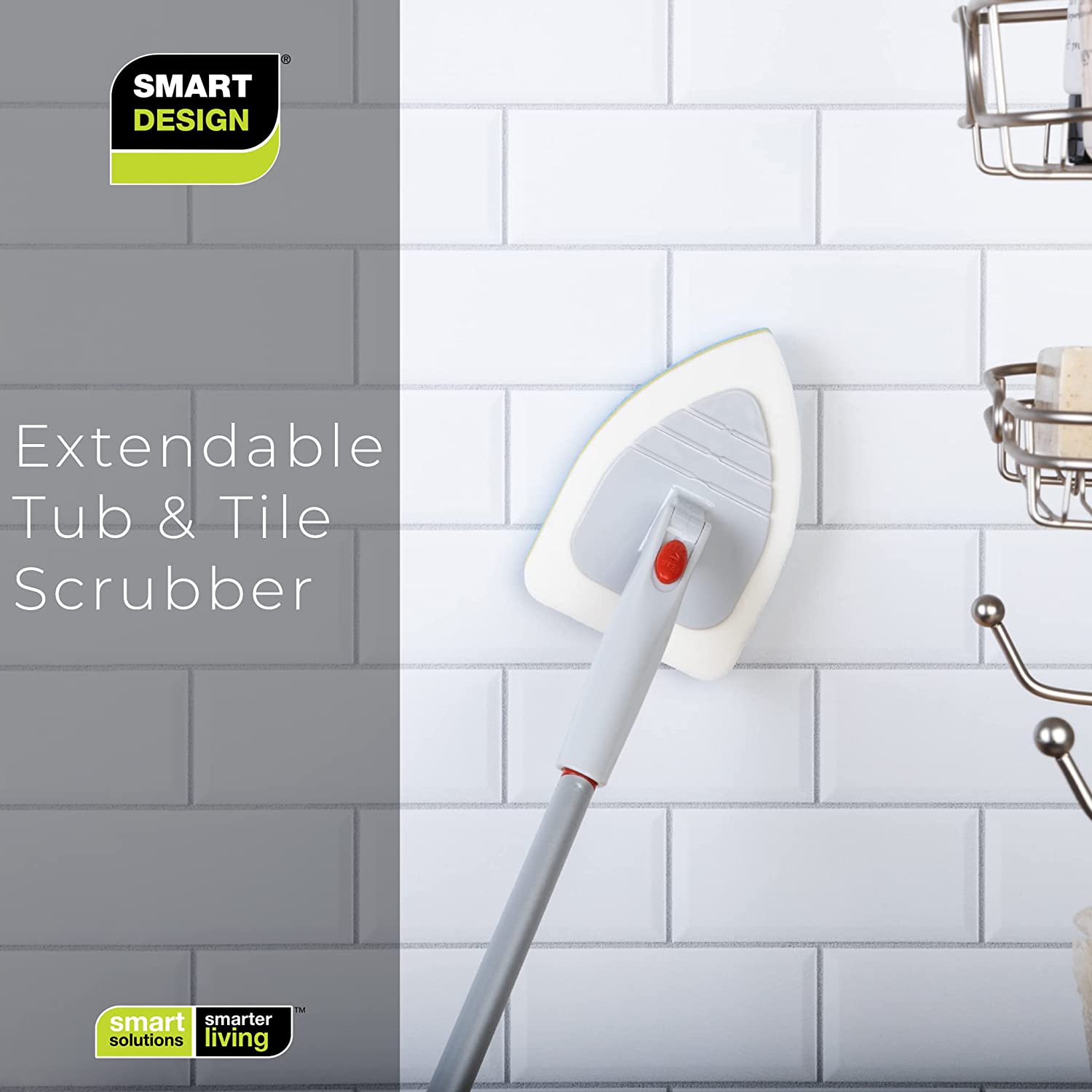 Extendable Tub and Tile Scrubber - Smart Design® 7