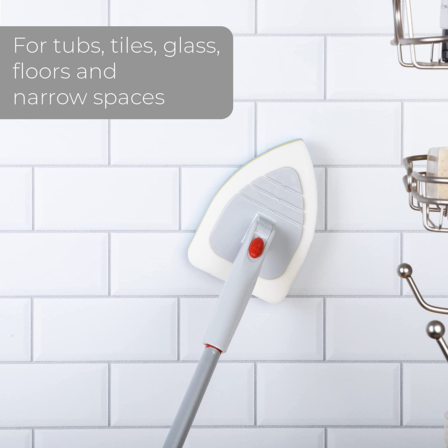 Extendable Tub and Tile Scrubber - Smart Design® 2