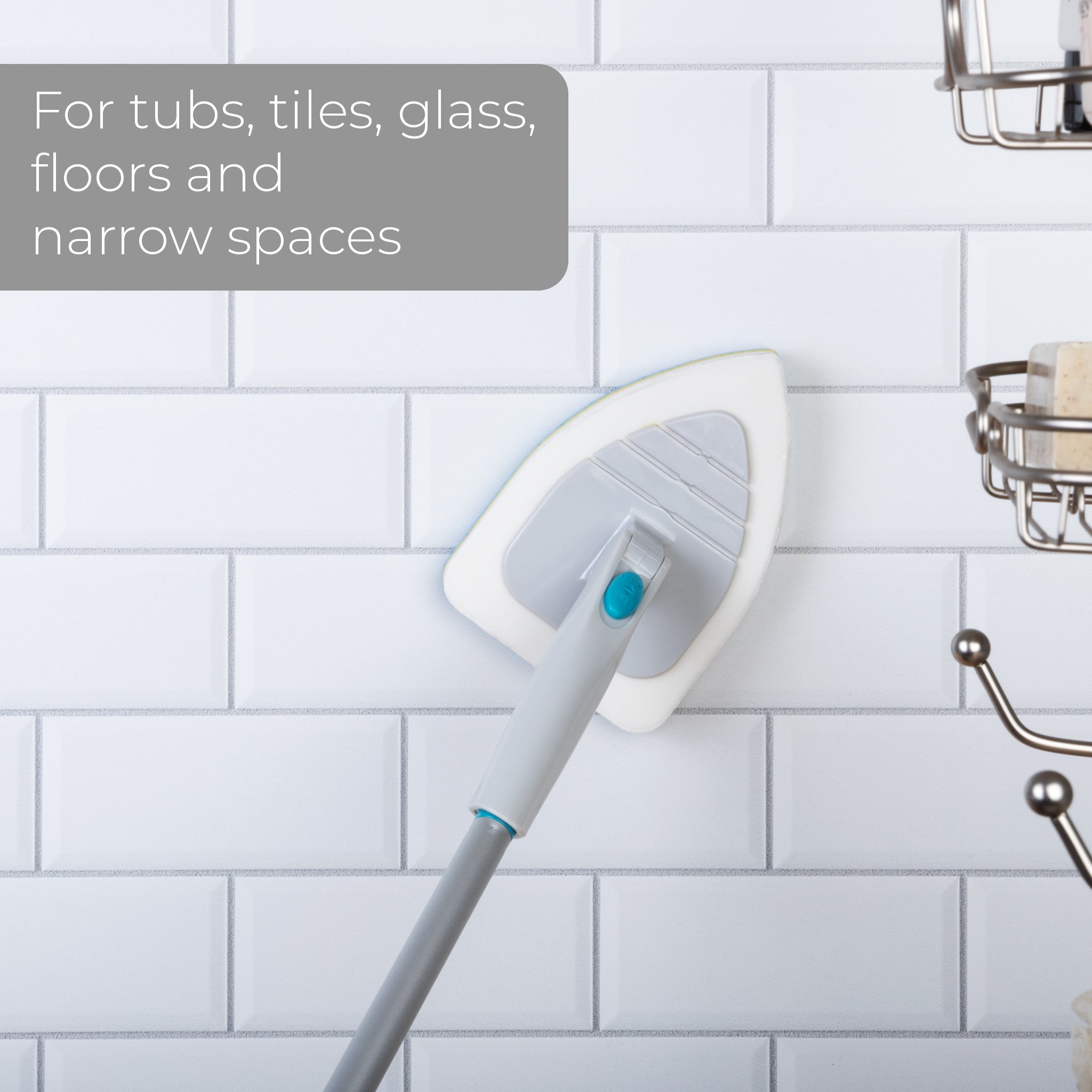 Extendable Tub and Tile Scrubber - Smart Design® 9