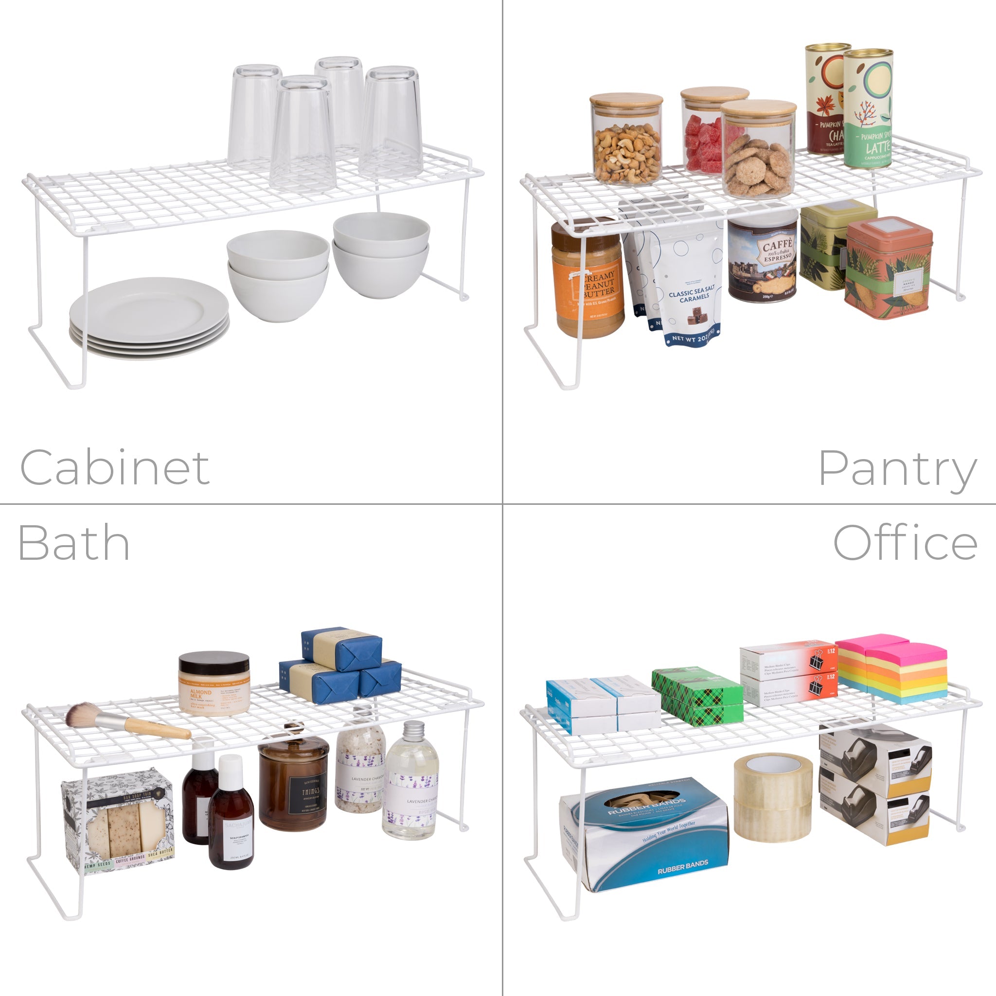 Large Shelf Rack Extra Large Stacking Cabinet Shelf Rack | Smart Design® Kitchen
