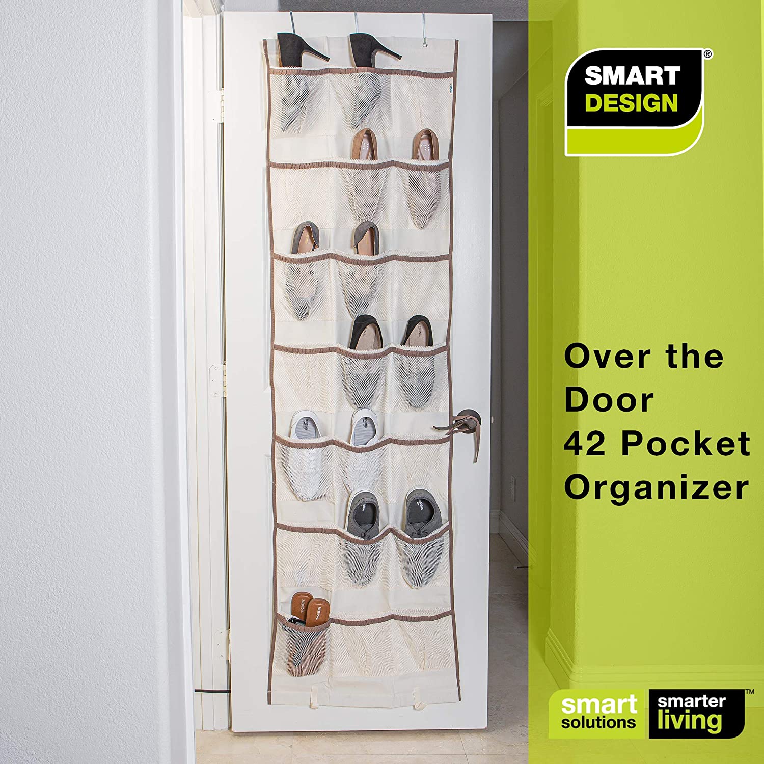 Fabric Over-The-Door Organizer with 42 Pockets - Smart Design® #collection_name# Storage - 16