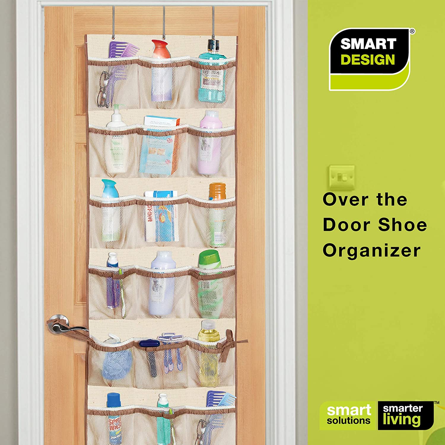 Fabric Over-The-Door Organizer with 42 Pockets - Smart Design® #collection_name# Storage - 24