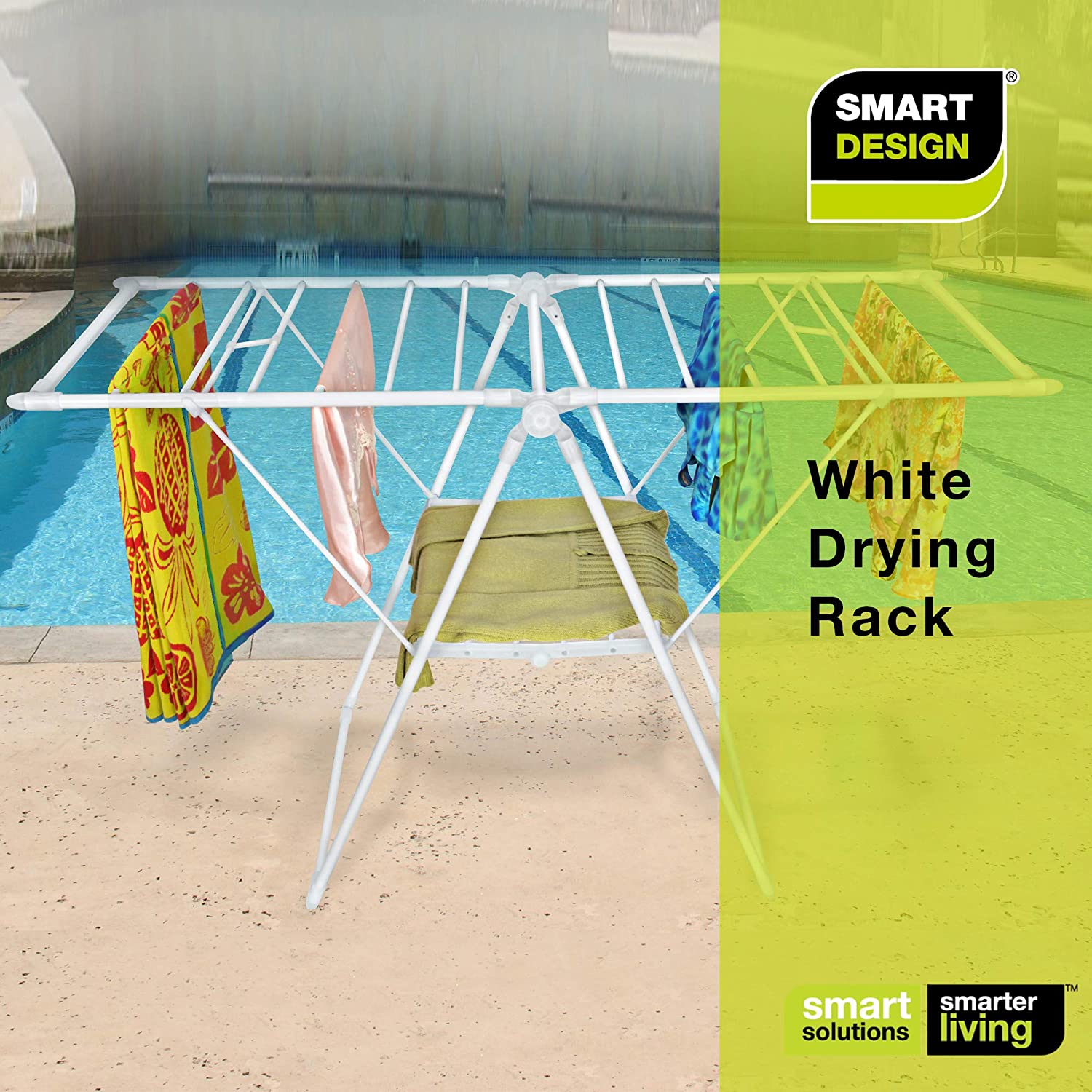 Foldable Clothes Drying Rack with Adjustable Wings - Smart Design® 7