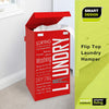 Foldable Laundry Hamper with Lid and Logo Design - Smart Design® 14