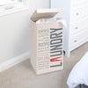 Foldable Laundry Hamper with Lid and Logo Design - Smart Design® 2