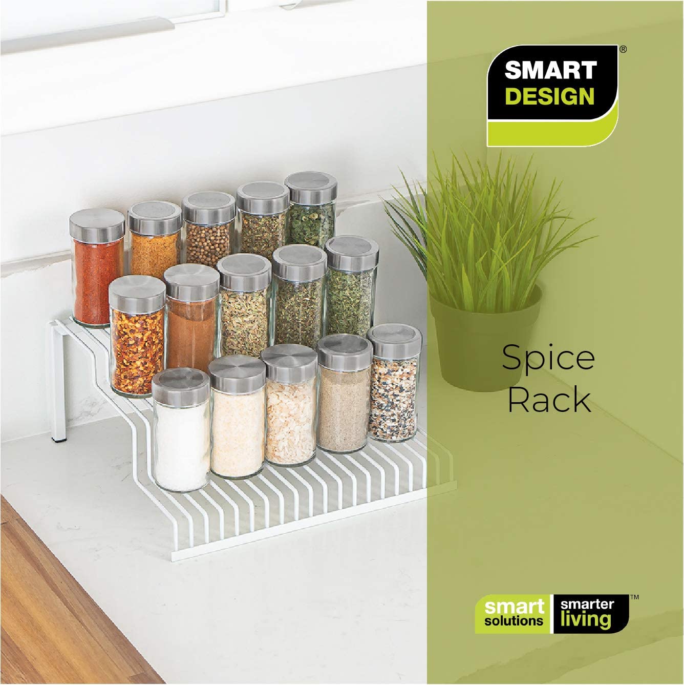 Heavy Duty 3-Tier Spice Rack - Smart Design® 7