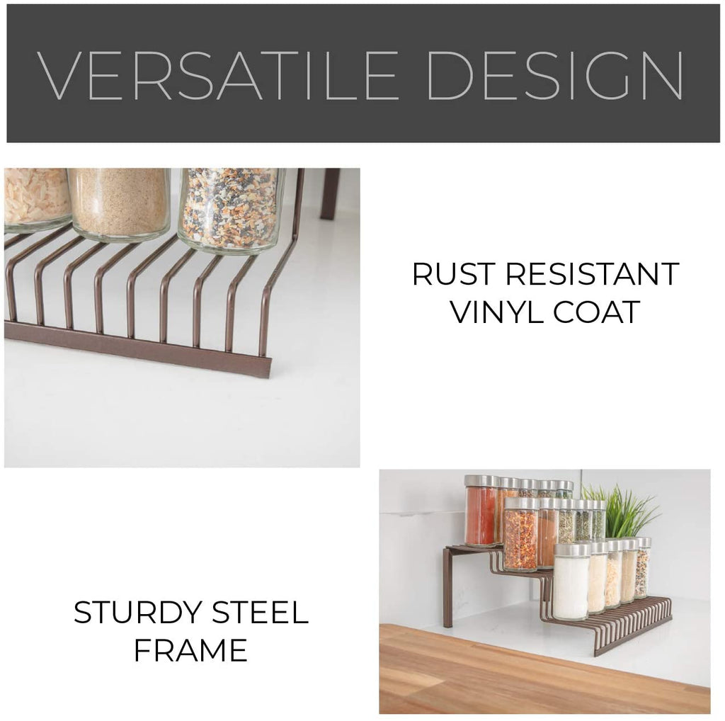 Heavy Duty 3-Tier Spice Rack | Smart Design® Kitchen