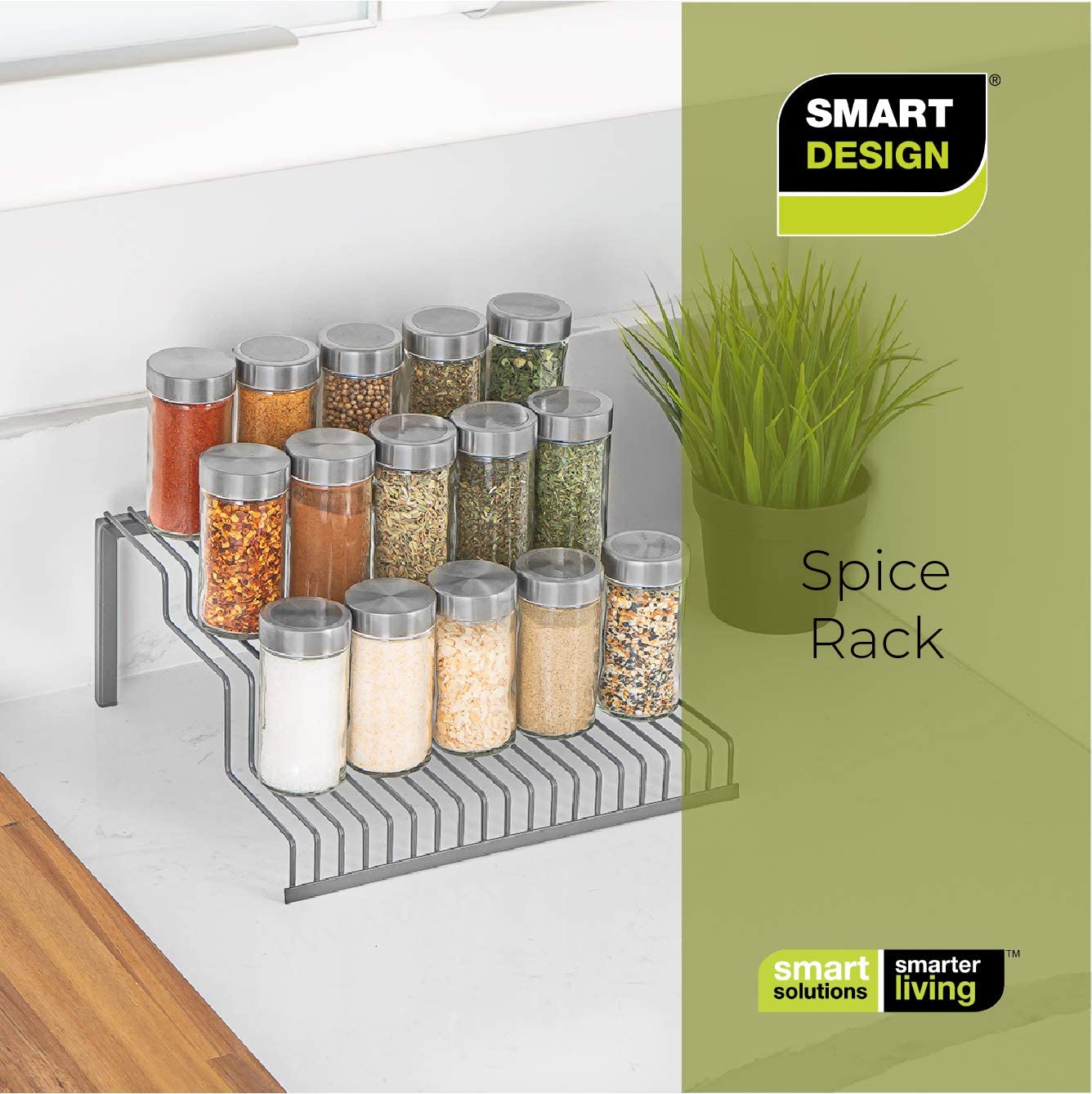 Heavy Duty 3-Tier Spice Rack - Smart Design® 21