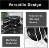 Heavy Duty Bakeware and Lid Storage Rack with 4-Compartments Dividers - Smart Design® 7