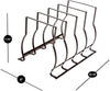 Heavy Duty Bakeware and Lid Storage Rack with 4-Compartments Dividers - Smart Design® 13