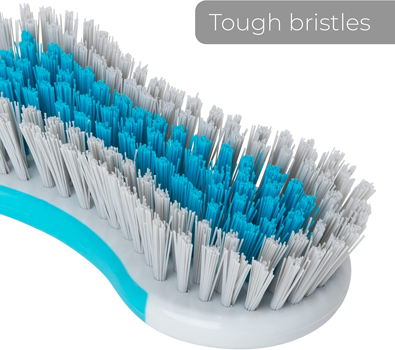 Stiff Bristle Brush 9 Blue