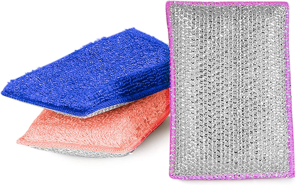 Heavy Duty Scrub Sponge with Odorless Bamboo and Rayon Fiber - Smart Design® 3