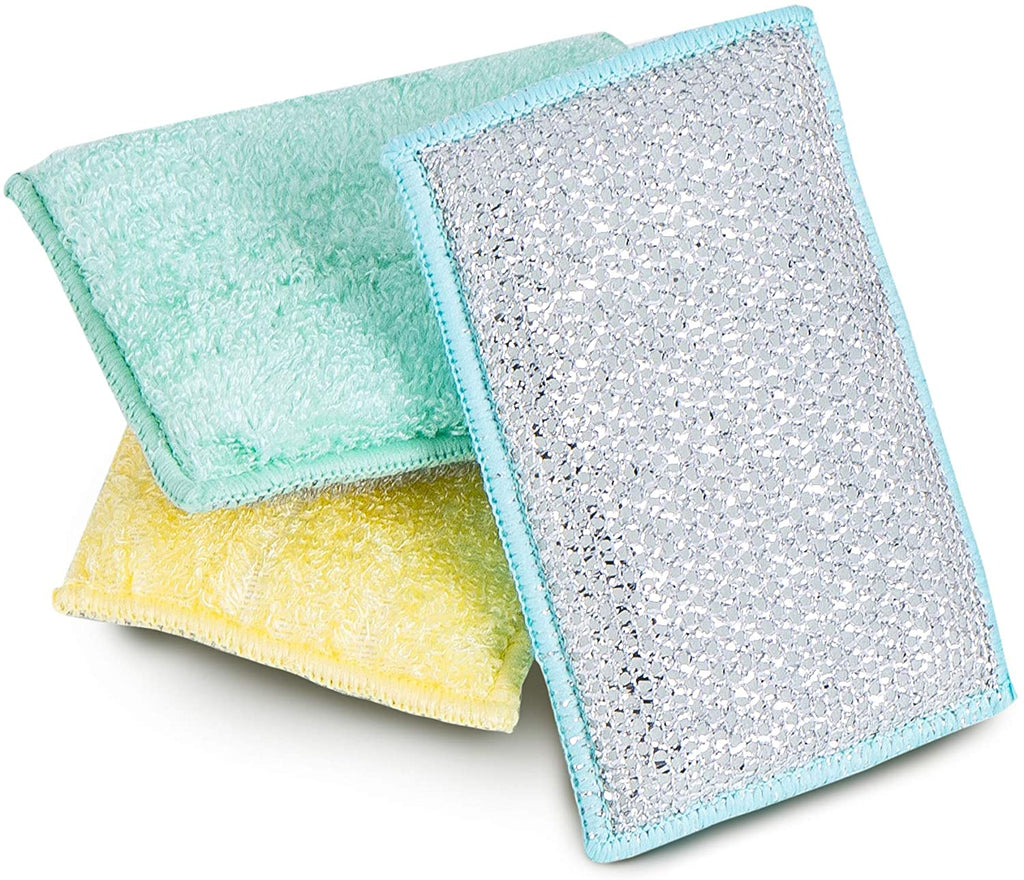 Heavy Duty Scrub Sponge with Odorless Bamboo and Rayon Fiber - Smart Design® 9