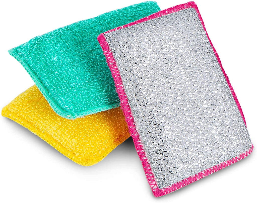 Heavy Duty Scrub Sponge with Odorless Bamboo and Rayon Fiber - Smart Design® 16