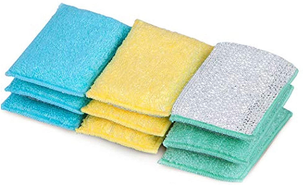 Heavy Duty Scrub Sponge with Odorless Bamboo and Rayon Fiber - Smart Design® 5