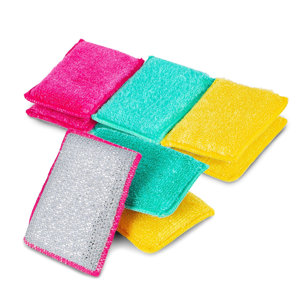 Heavy Duty Scrub Sponge with Odorless Bamboo and Rayon Fiber - Smart Design® 43