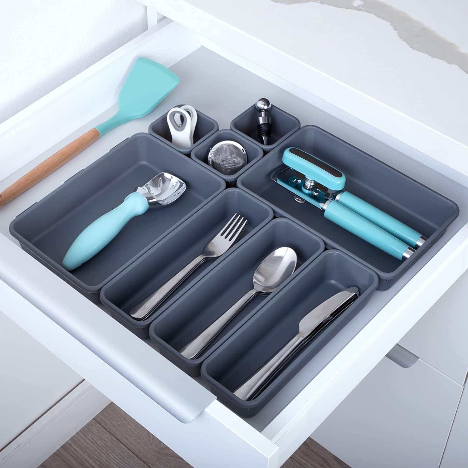 Interlocking Drawer Organizer - 8 Piece Set - Smart Design® 15