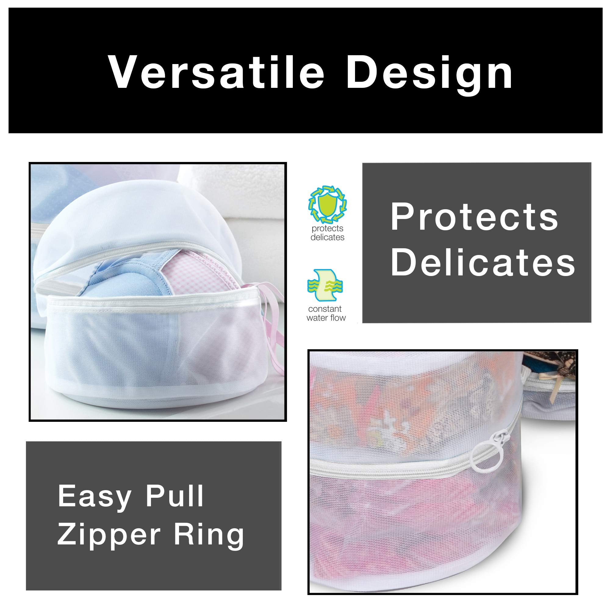 Intimate Wash Bag with Safety Zipper - Set of 2 - 6.5 x 5.5 Inch - Smart Design® 4