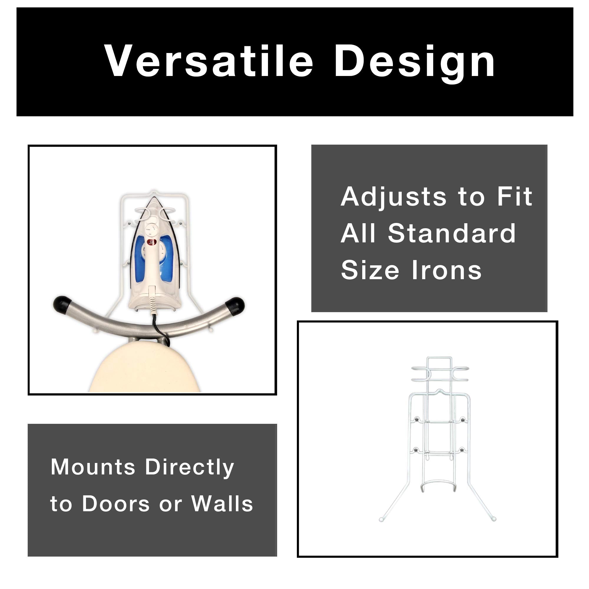 Iron and Ironing Board Holder - Smart Design® 4